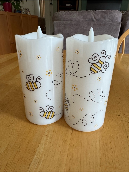 Temptations Other - NEW 6” Flameless Candles - Set of 2
